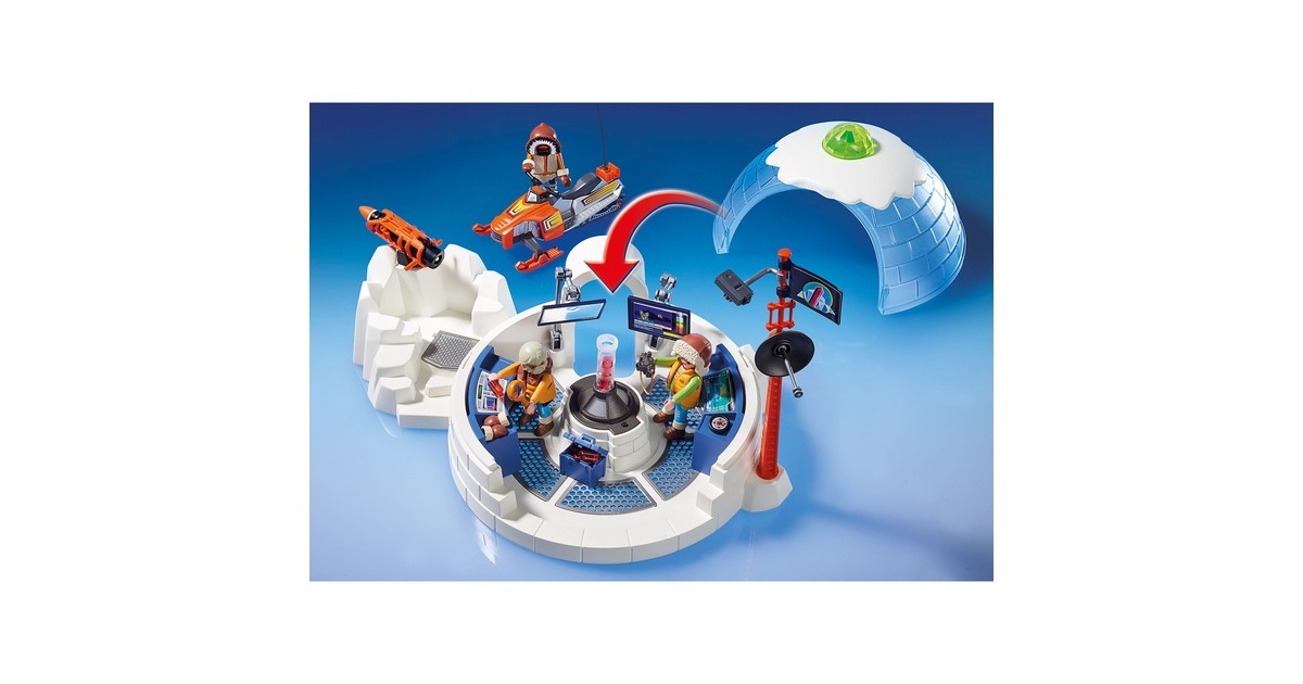 PLAYMOBILAction - Hoofdkwartier Poolexpeditie Constructiespeelgoed  (9055)