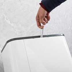 Poubelle de tri sélectif 'the classy', 2 x 12 litres
