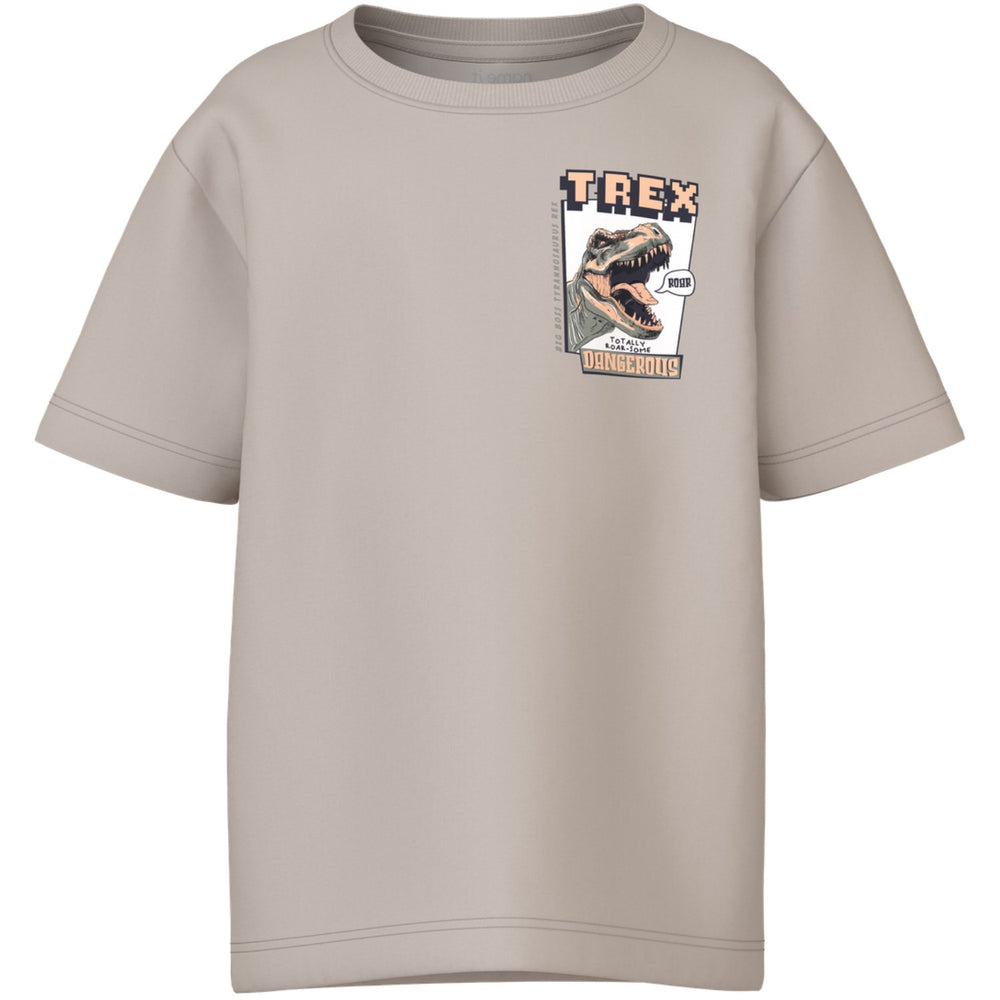 Køb Name It Chateau Gray Trex Nmmvelix Ss Nreg Top