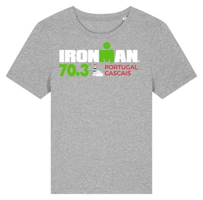 T-Shirt Manches Courtes Ironman 70.3 Portugal-Cascais Gris Femme