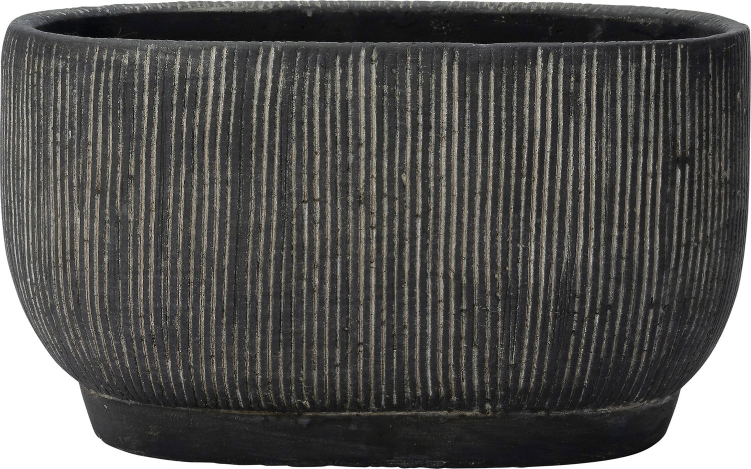 Intratuin bloempot Cort zwart 24 x 15,5 x 14 cm