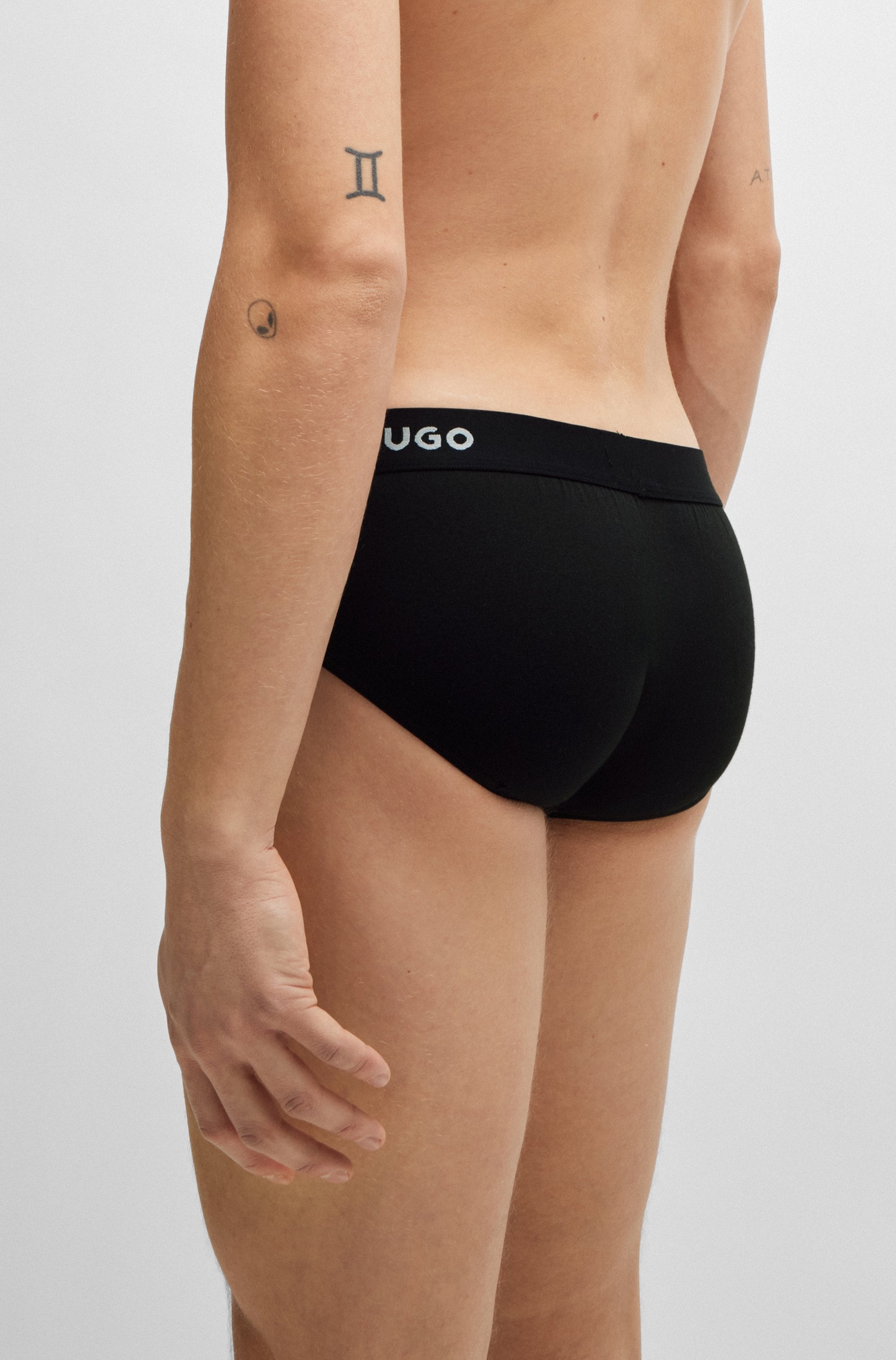 HUGO Underwear Hüftslip »HIPBRIEF TRIPLETPACK« mit modischem HUGO Logo-Elastikbund