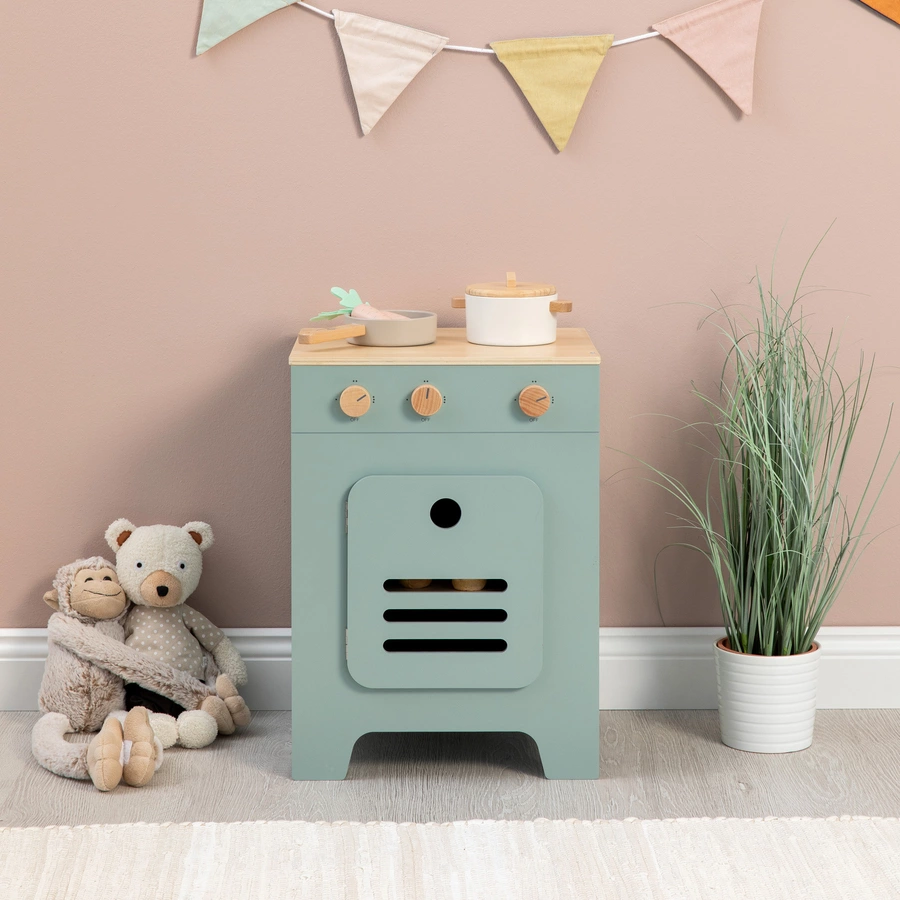 MUSTERKIND® Spielherd Mix & Match, salbeinatur