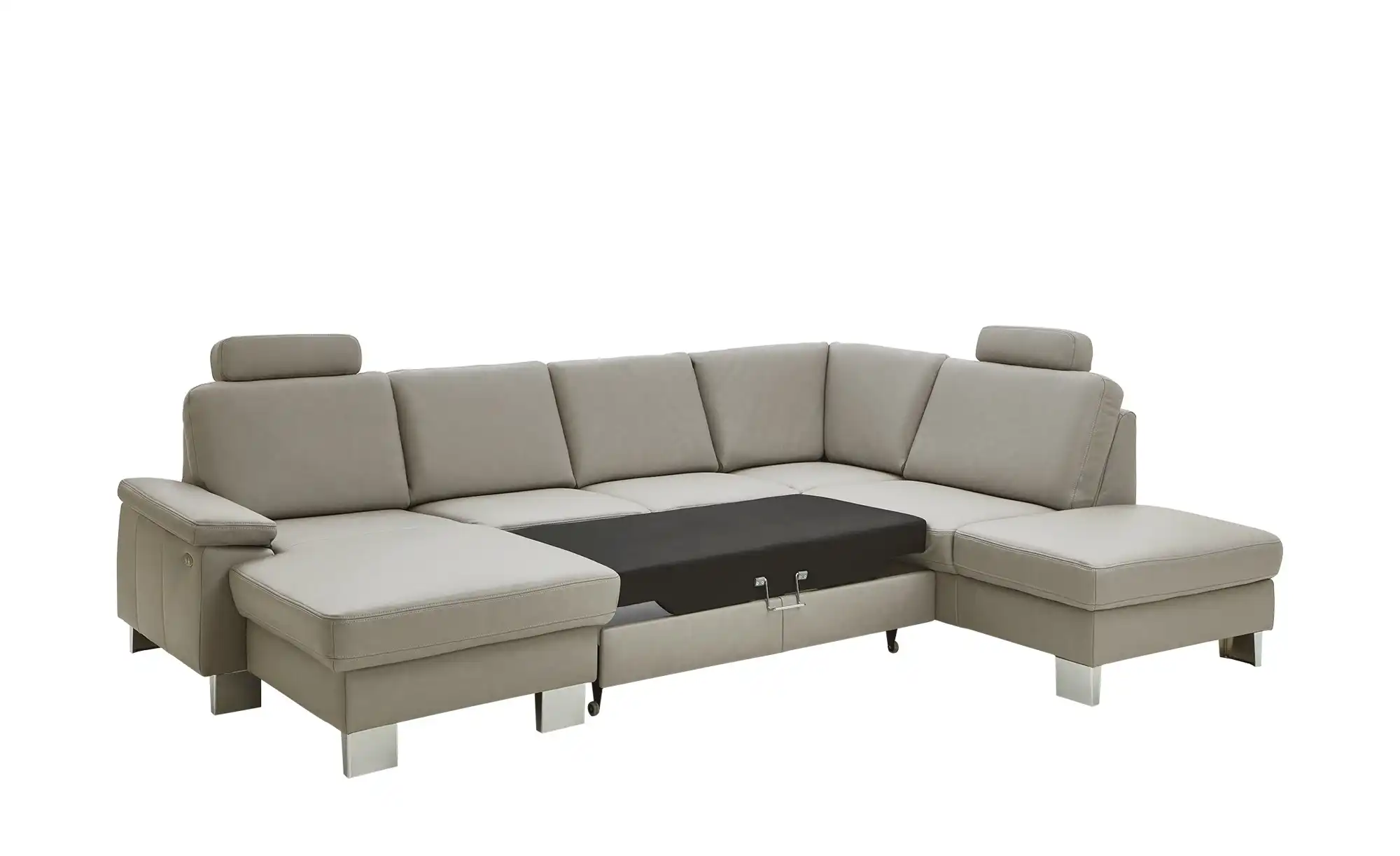 meinSofa Wohnlandschaft mit Sitz- und Rückenbezug aus Echtleder Samu-L