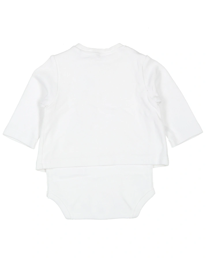 Shirt-Body MULTI STAR in weiß/rosa