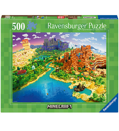 Ravensburger Puzzlespiel - 500 Teile - Welt von Minecraft