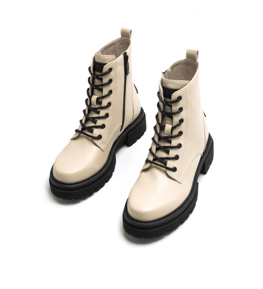 Botas Mustang Merc off-white