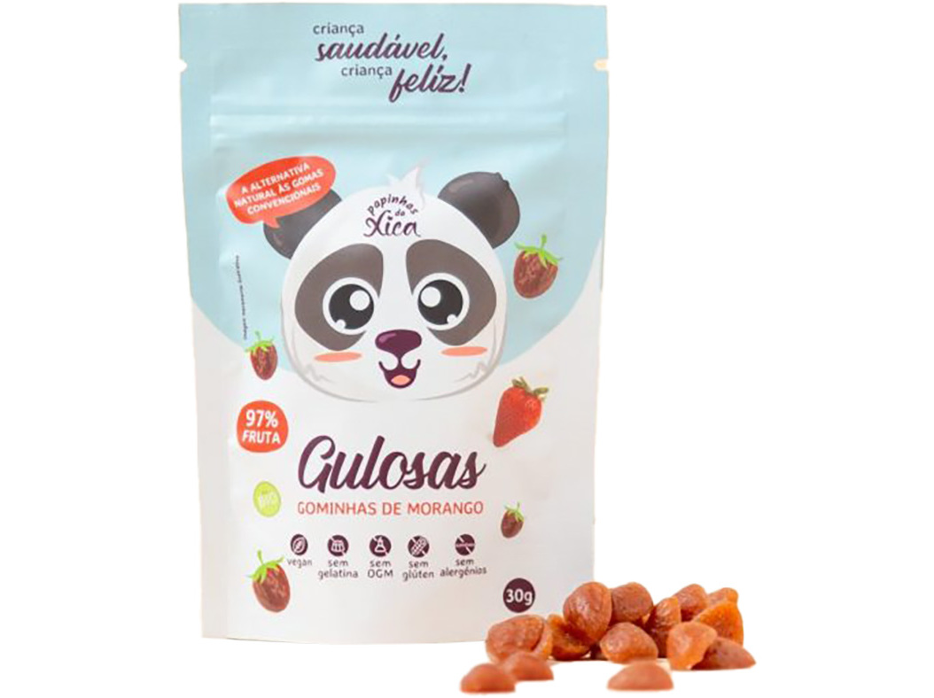 GOMAS PAPINHAS DA XICA MORANGO BIO 30G
