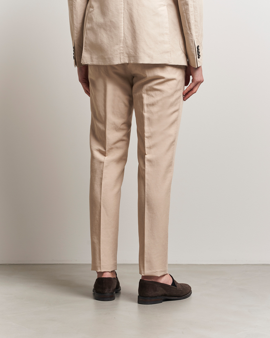 Incotex Slim Fit Chinolino Trousers Beige