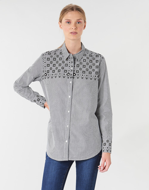 Maison Scotch - BUTTON UP SHIRT WITH BANDANA PRINT - Gris