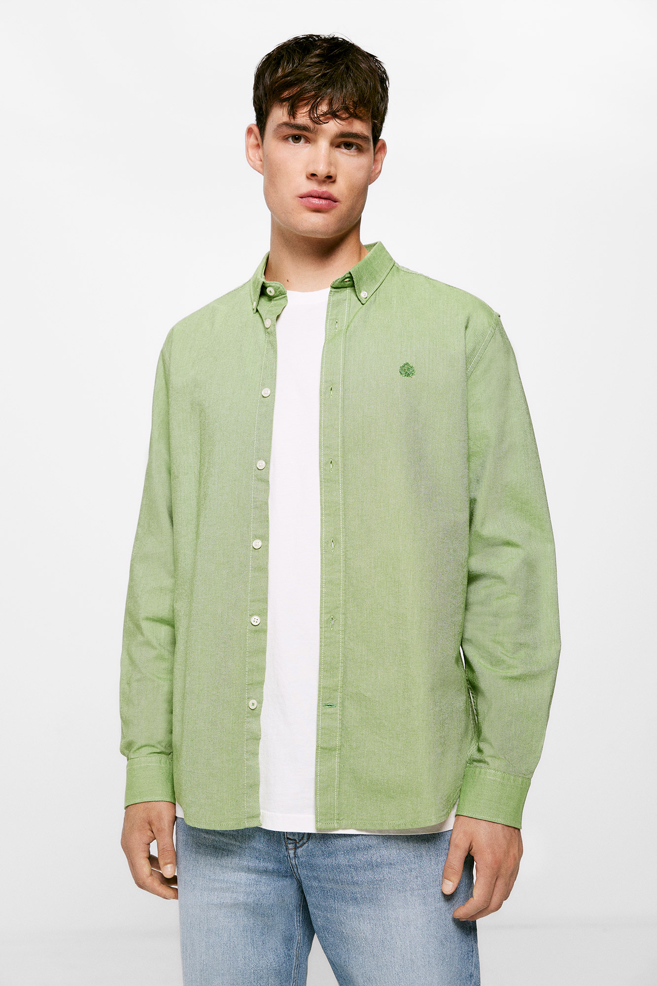 Cor da camisa Oxford