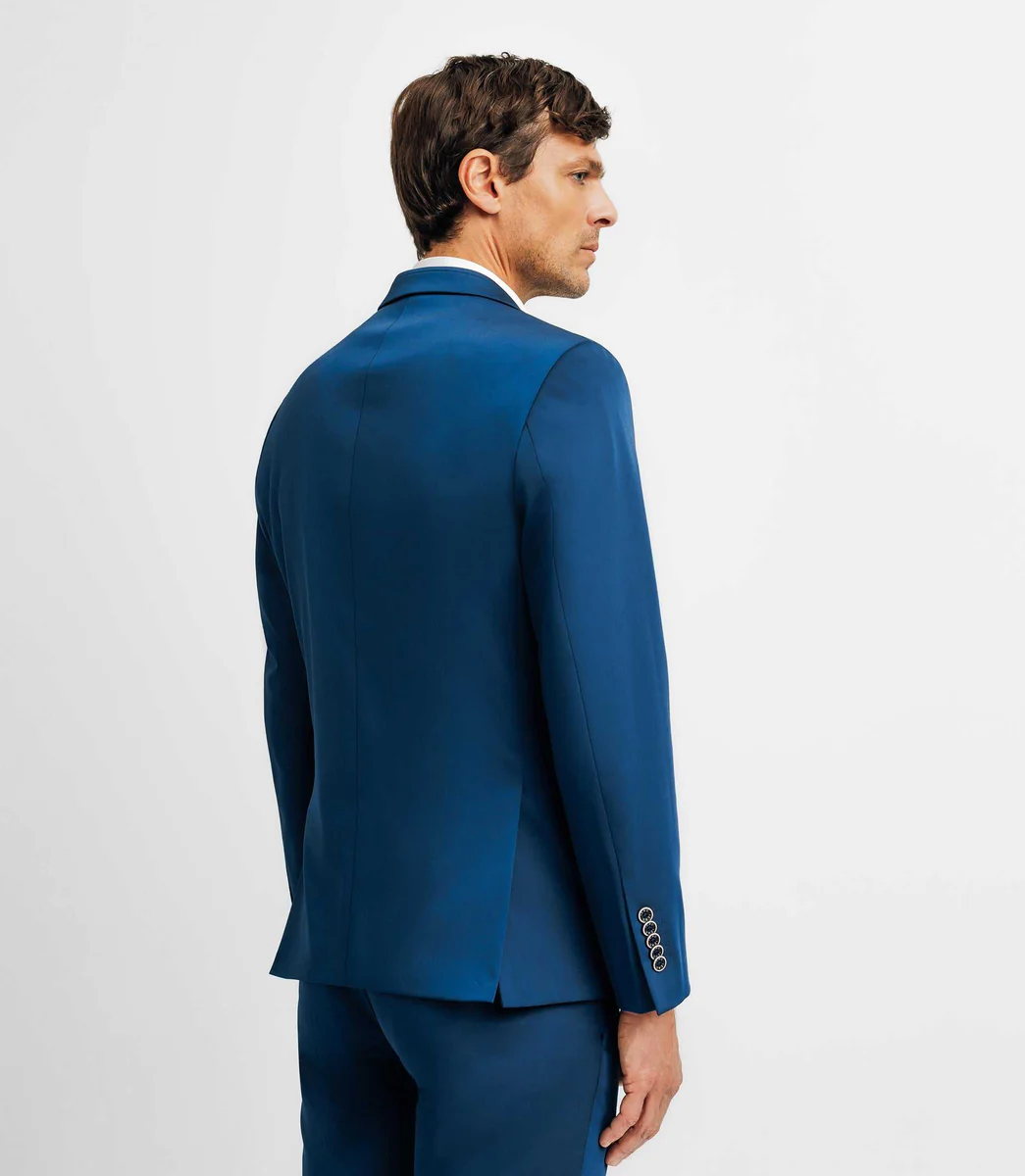 Veste ville en tissu technique bleu
