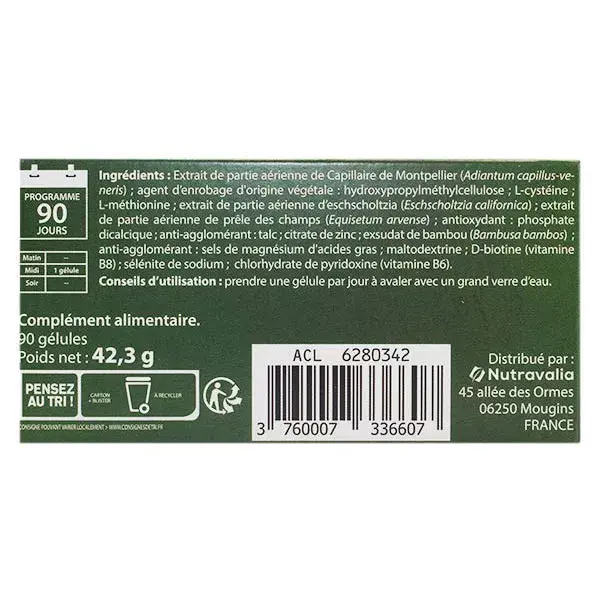 Luxéol Reactive Hair Loss 90 cápsulas