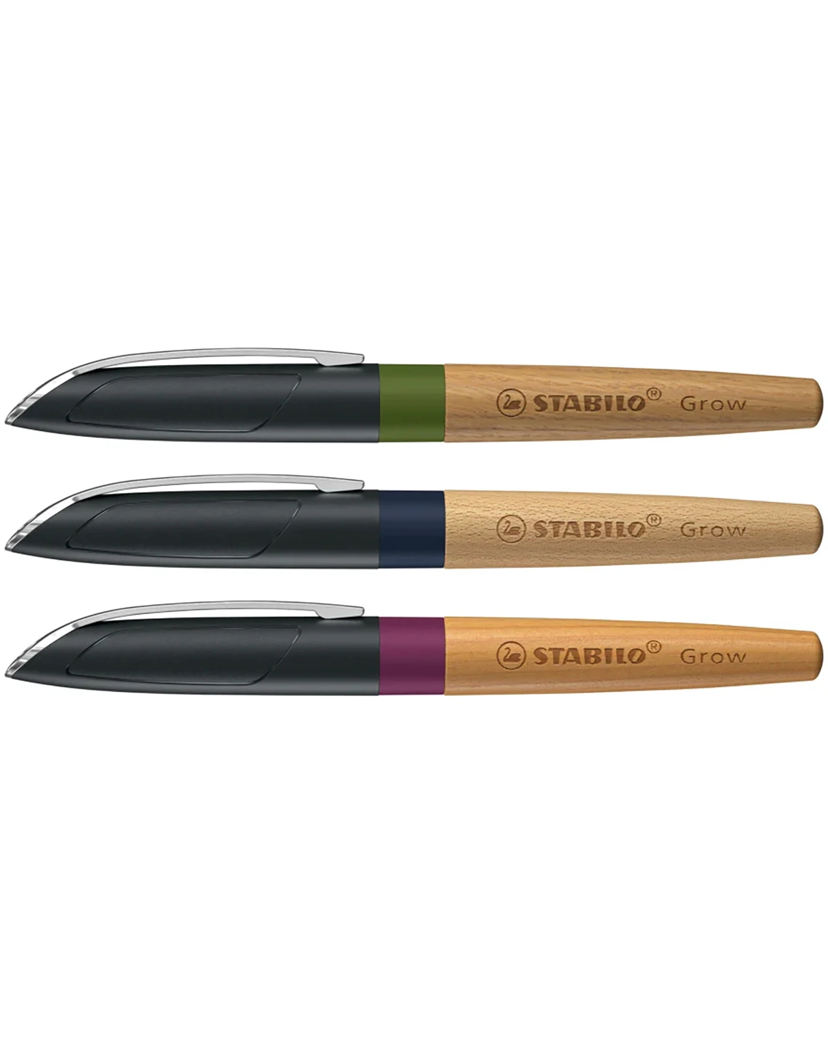 Füller STABILO® Grow in blaubeerblau/Buche