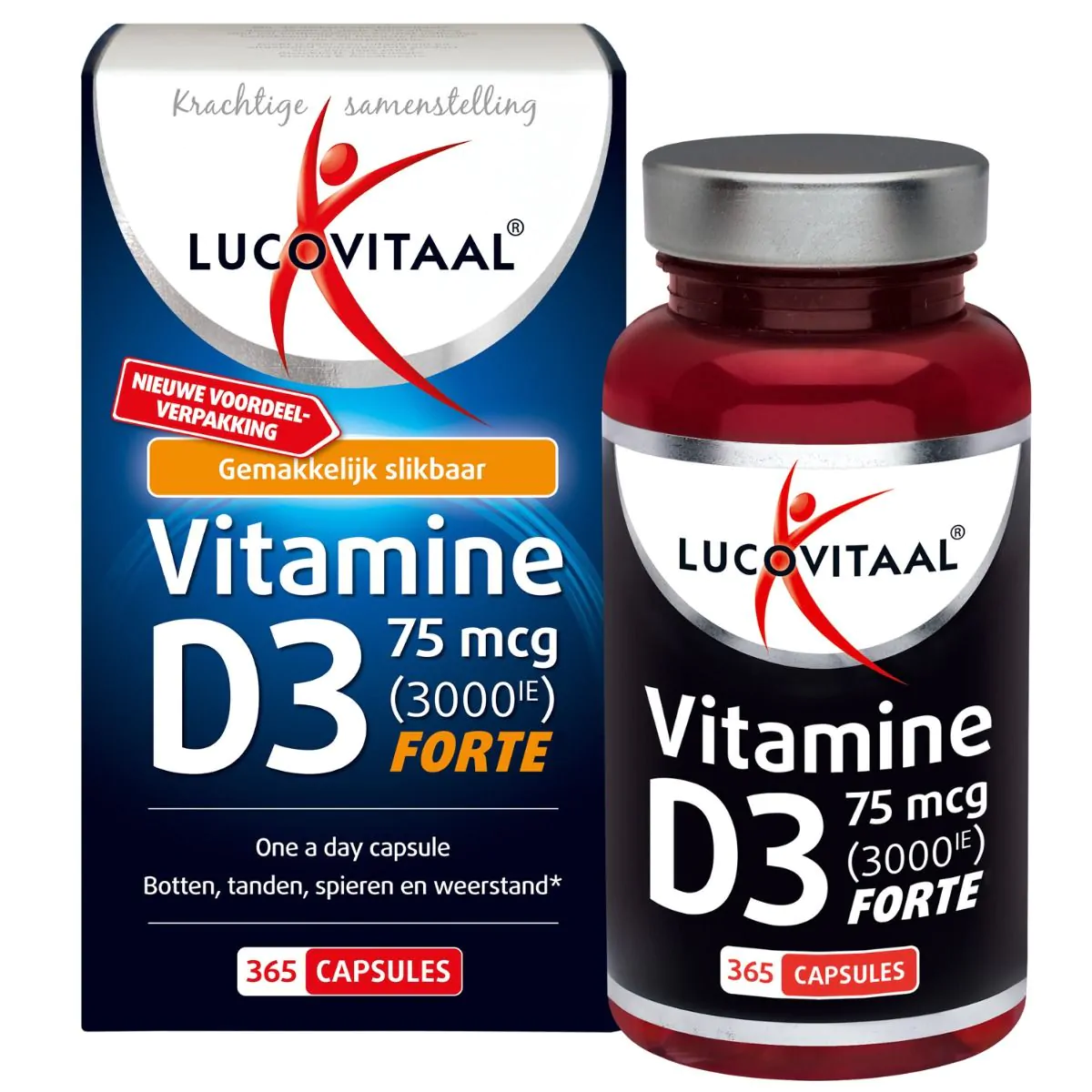Vitamine D3 75 mcg 365 capsules