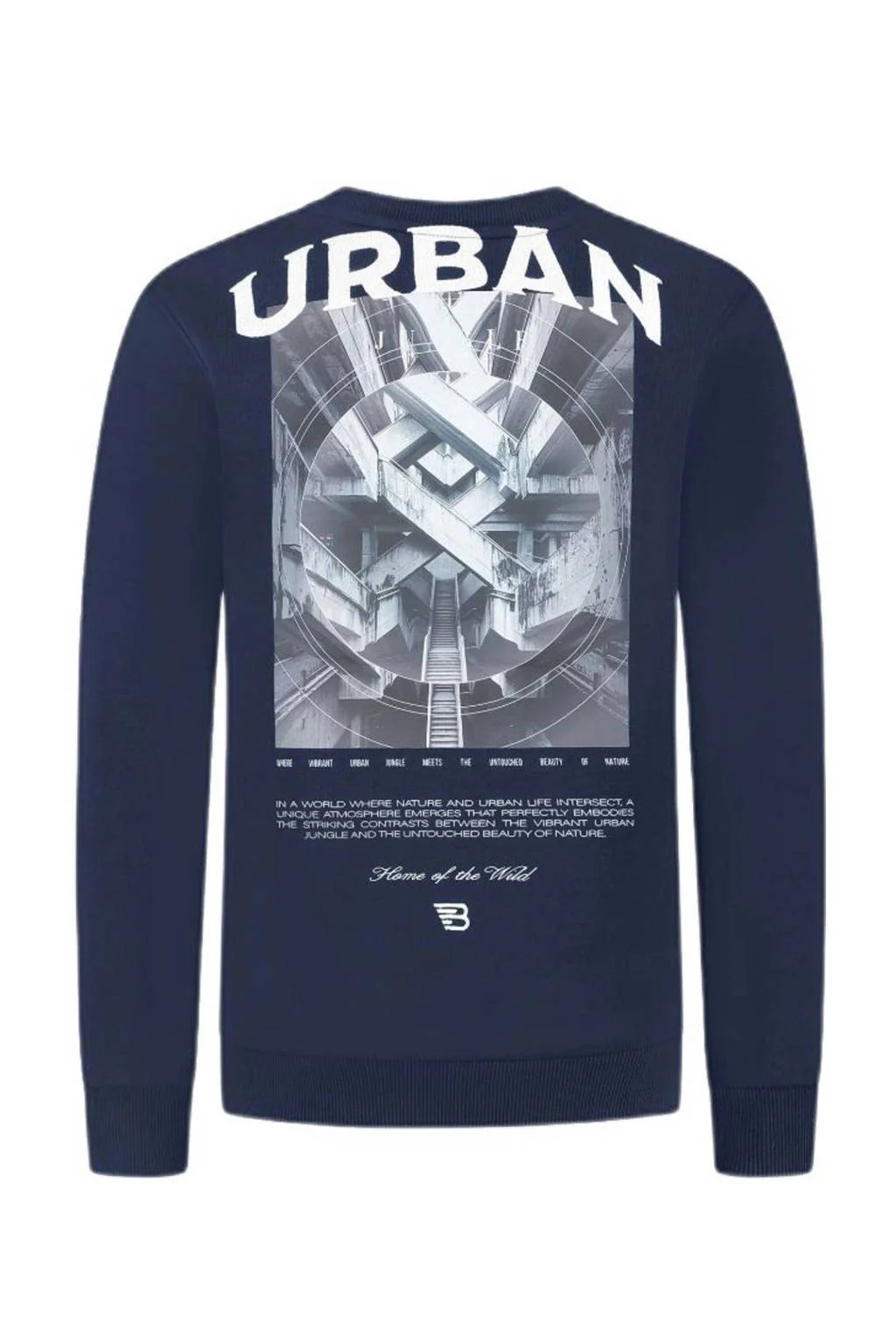 Ballin sweater donkerblauw