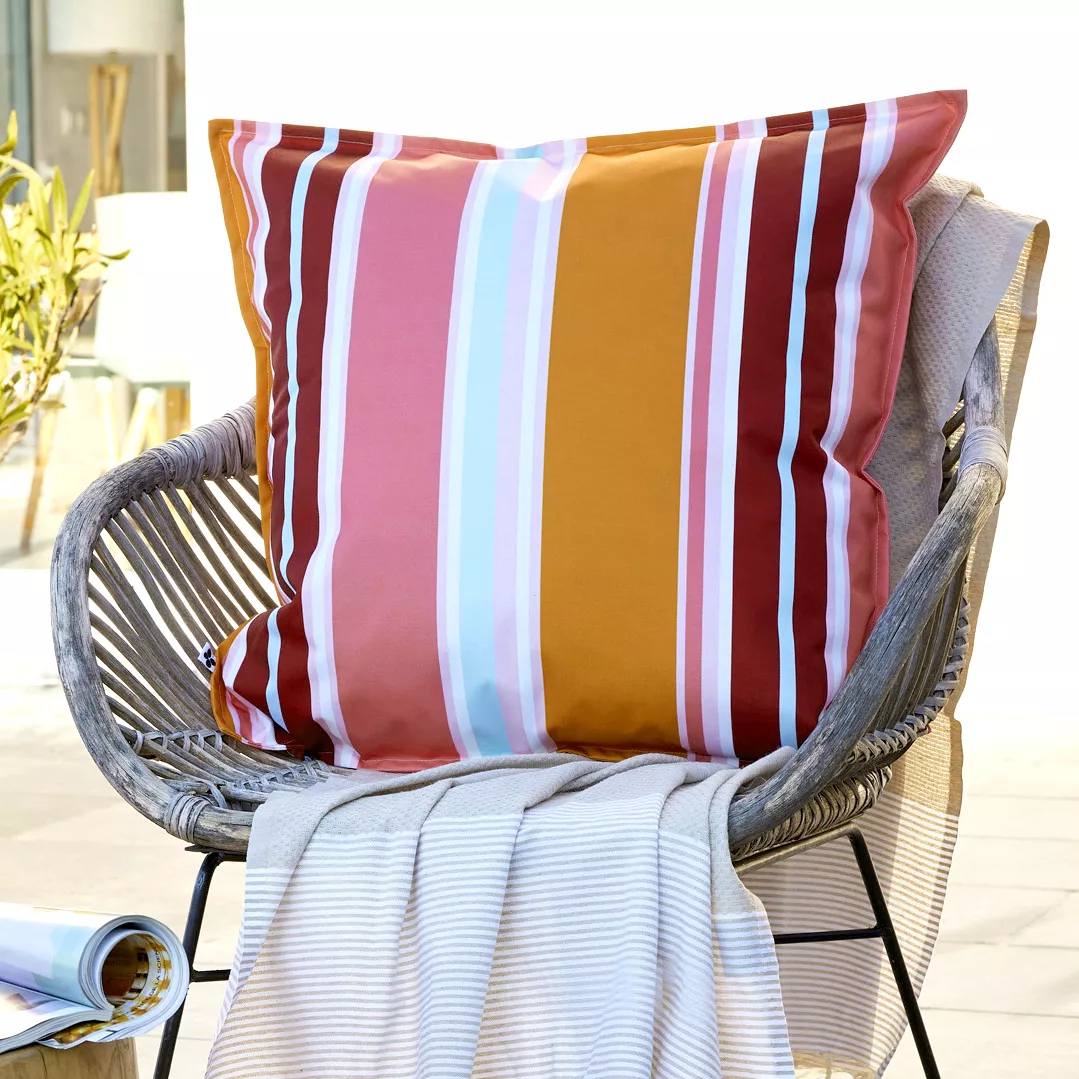 Housse de coussin extérieur carrée (60 x 60 cm) Bianca Orange