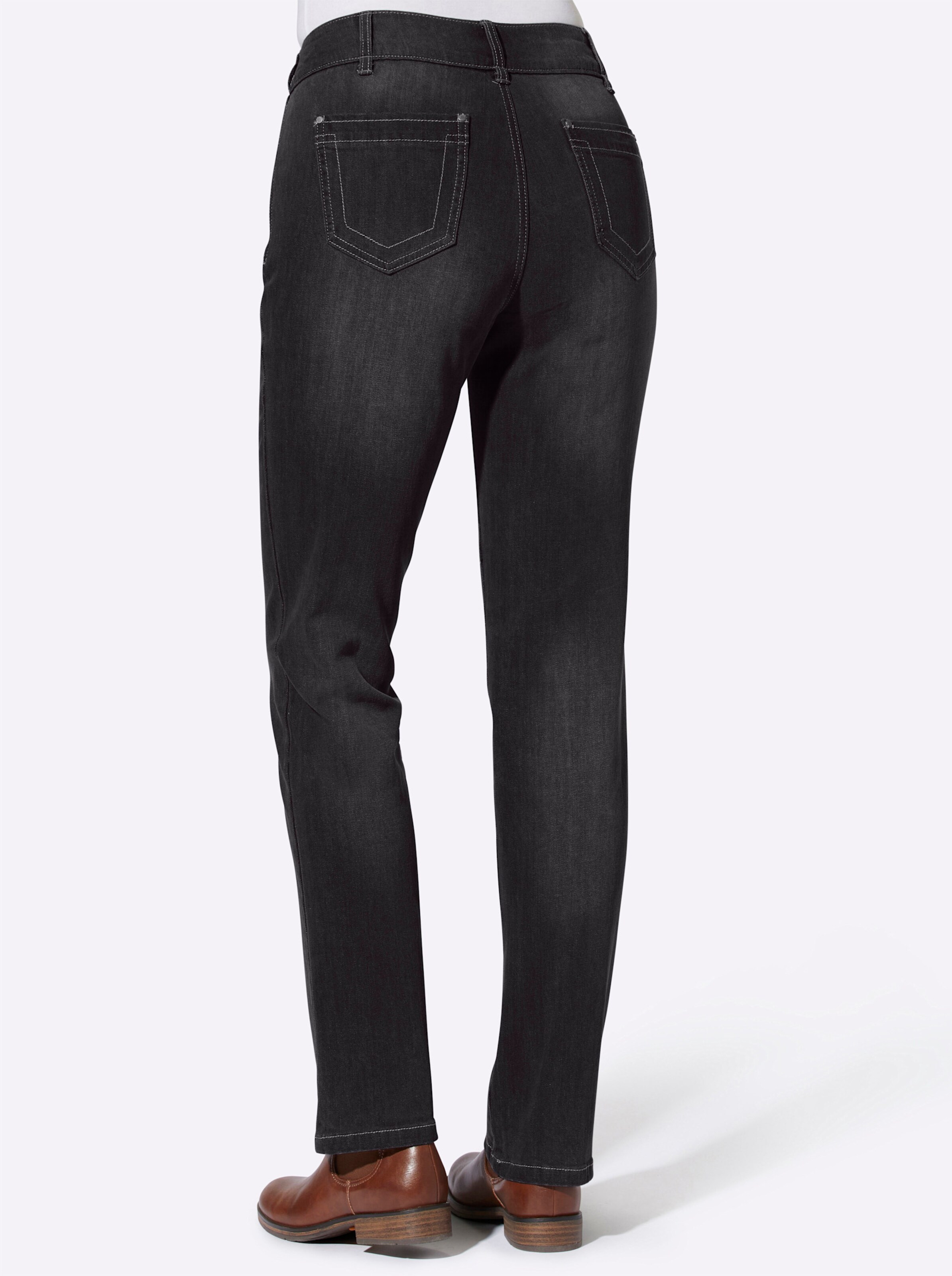 Jeans in black-denim