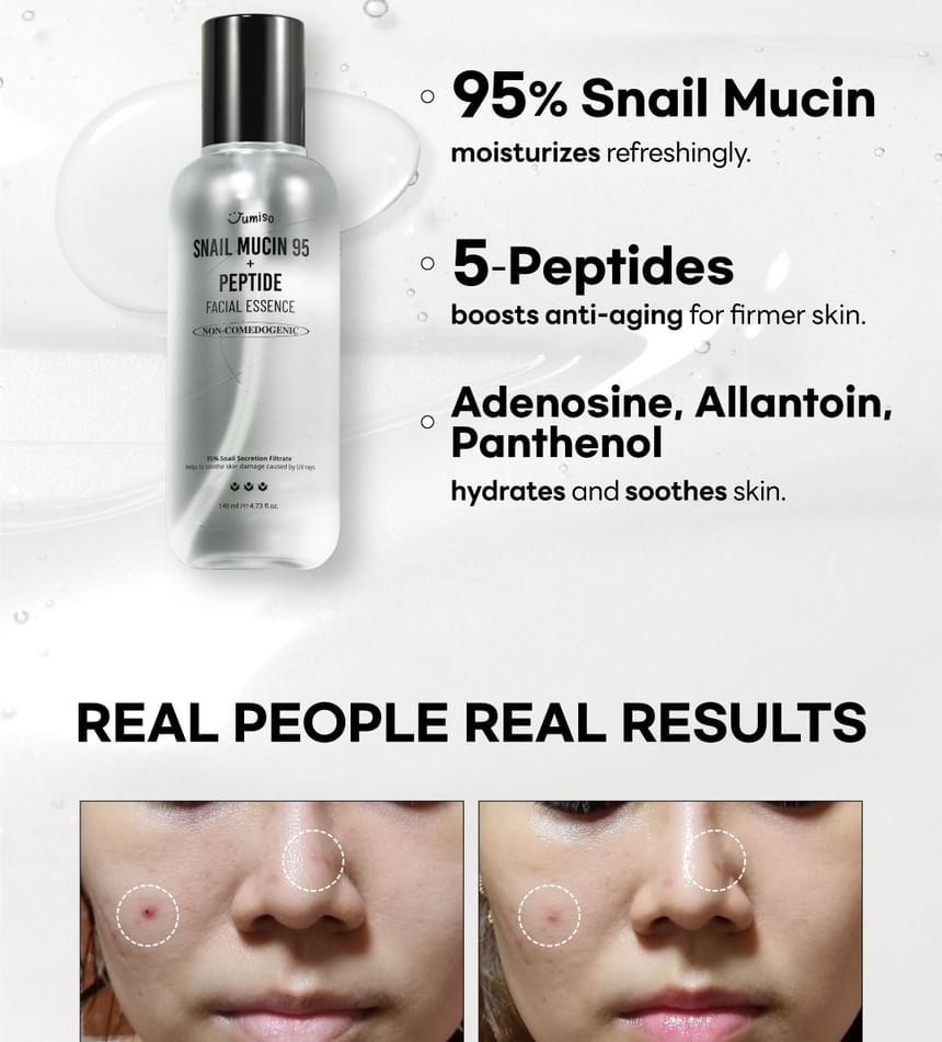 JUMISO - Slakkenslijm 95 + Peptide Gezichtsessence Mini