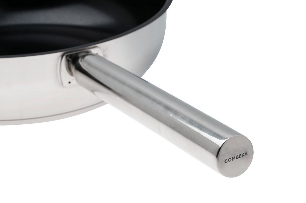 Combekk SUS-Y Pro 152528 Ceramic Recycled Stainless Steel, koekenpan, 28 cm