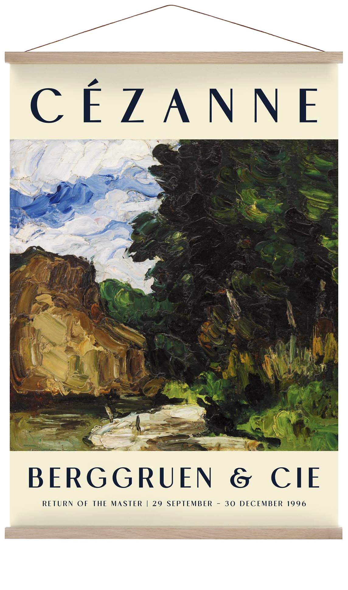 River Bend Kunstausstellung von Paul Cézanne
