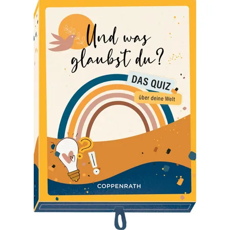 Coppenrath Verlag Schachtelspiel: Und was glaubst du? Das Quiz über deine Welt