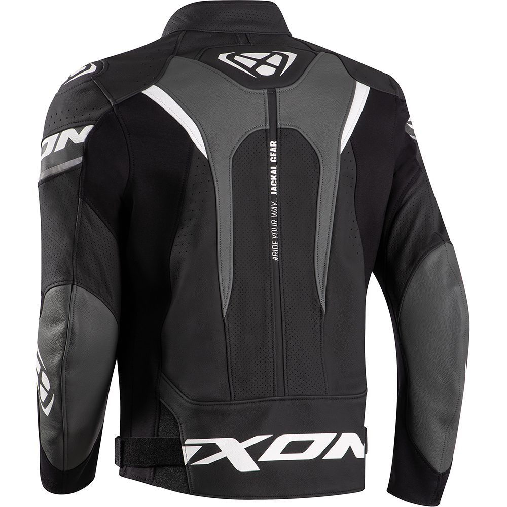 Ixon - Blouson Jackal Noir / Anthracite / Blanc