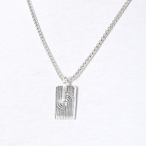 Pendentif Ango Argenté