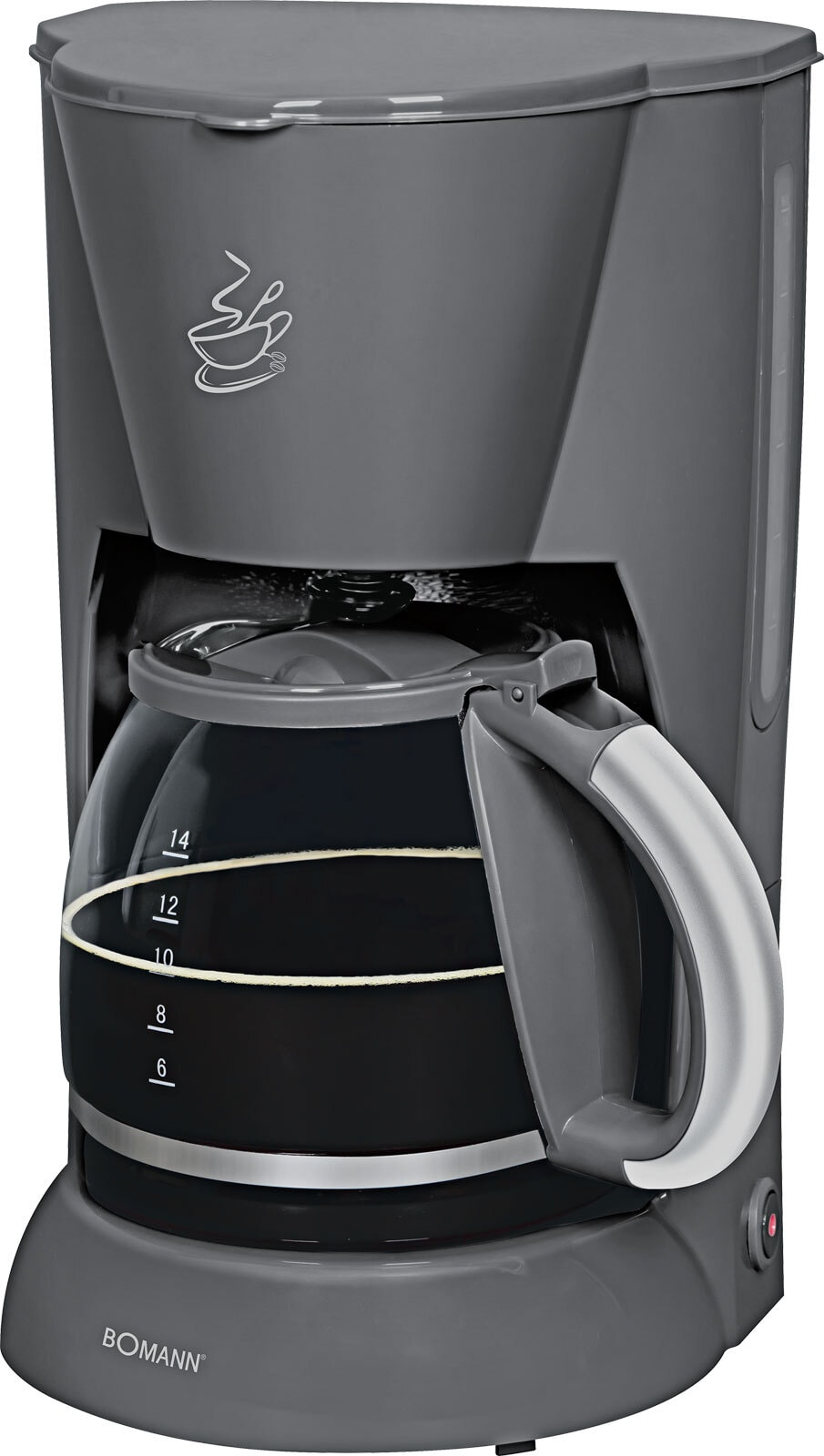 BOMANN Kaffeemaschine KA 183 CB 900 W grau