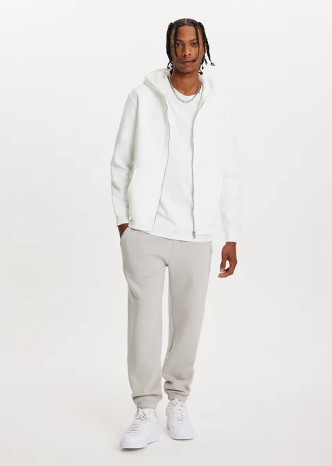 Basic sweatvest off-white (WIT.O)