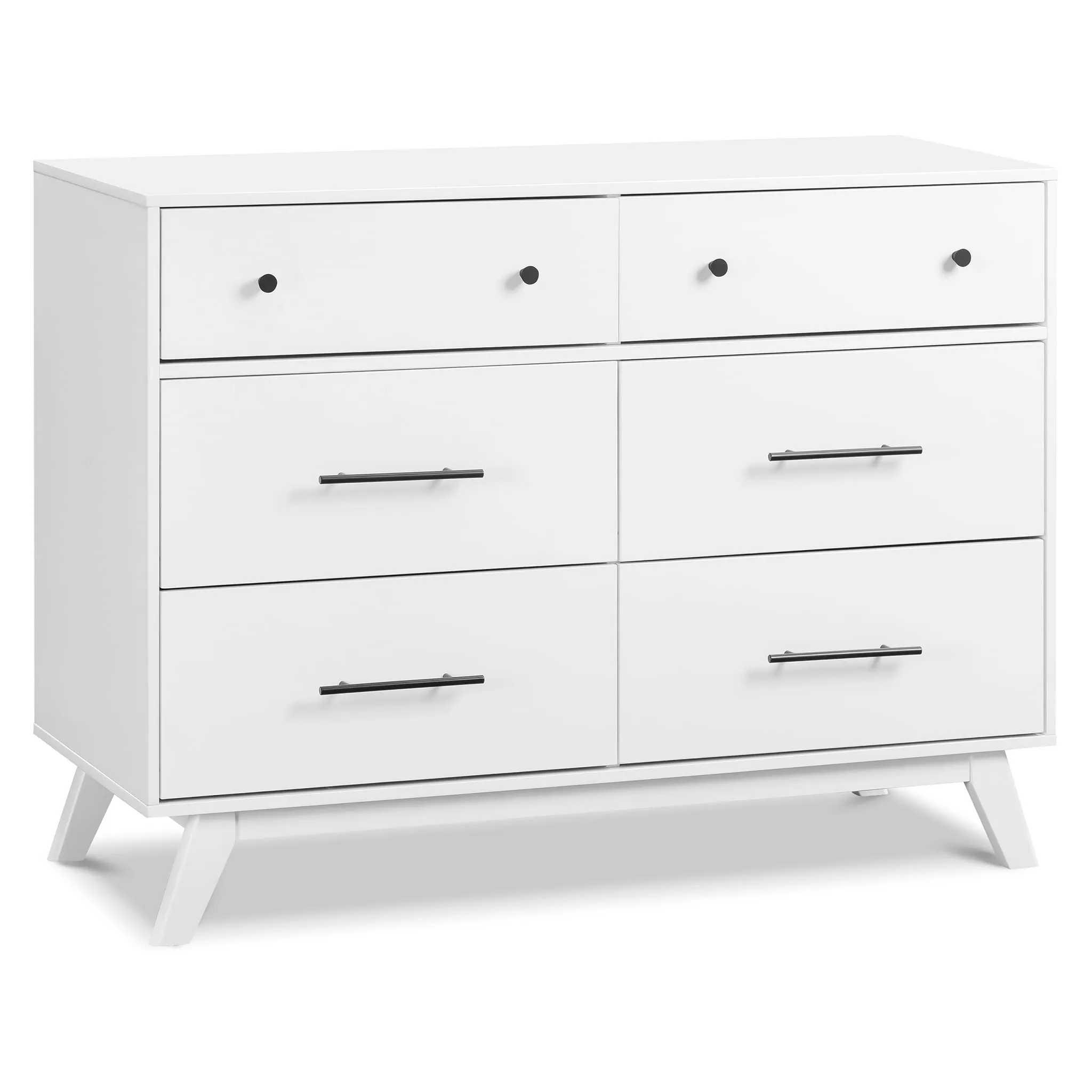 DaVinci Bureau 6 Tiroirs Otto - Blanc