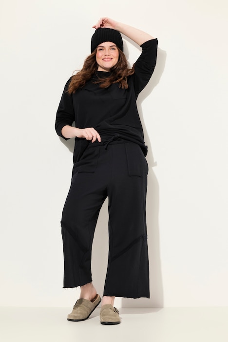 Sweat-Culotte, Ziernähte, Elastikbund, Biobaumwolle