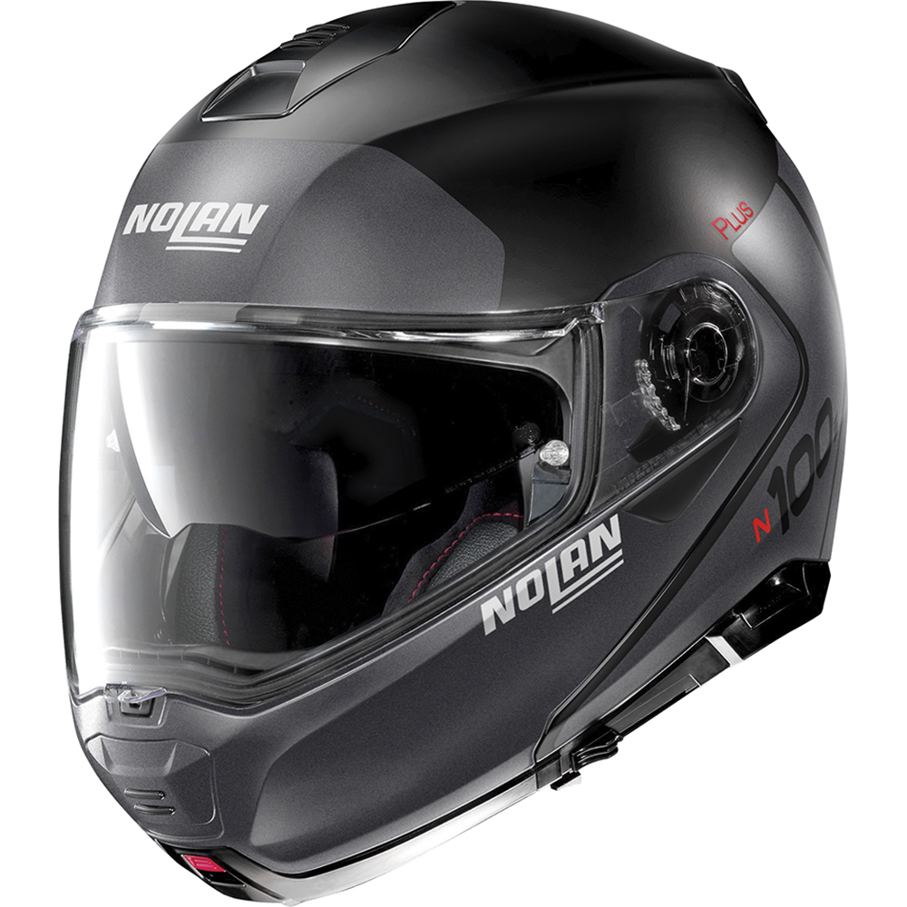 Nolan - Casque N100-5 Plus Distinctive N-Com Noir Mat / Gris