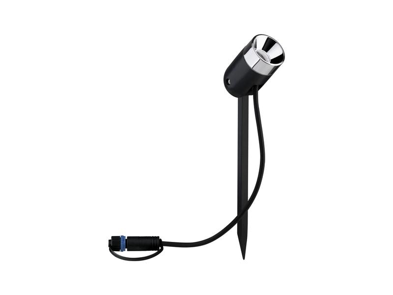 Paulmann Gartenspot Plug & Shine Pike 45° 3000 K, Basisset Starterset für das Plug & Shine System