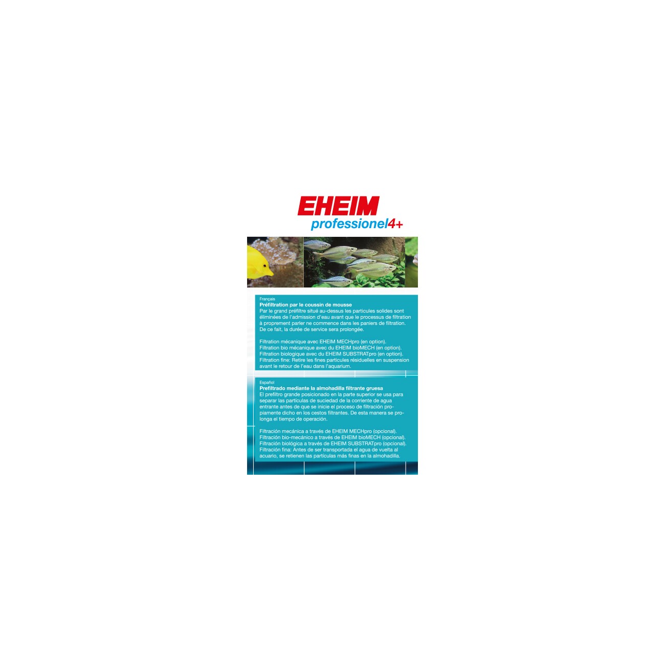 EHEIM Filtermatte und Vliese für professionel 4+ / 4e+