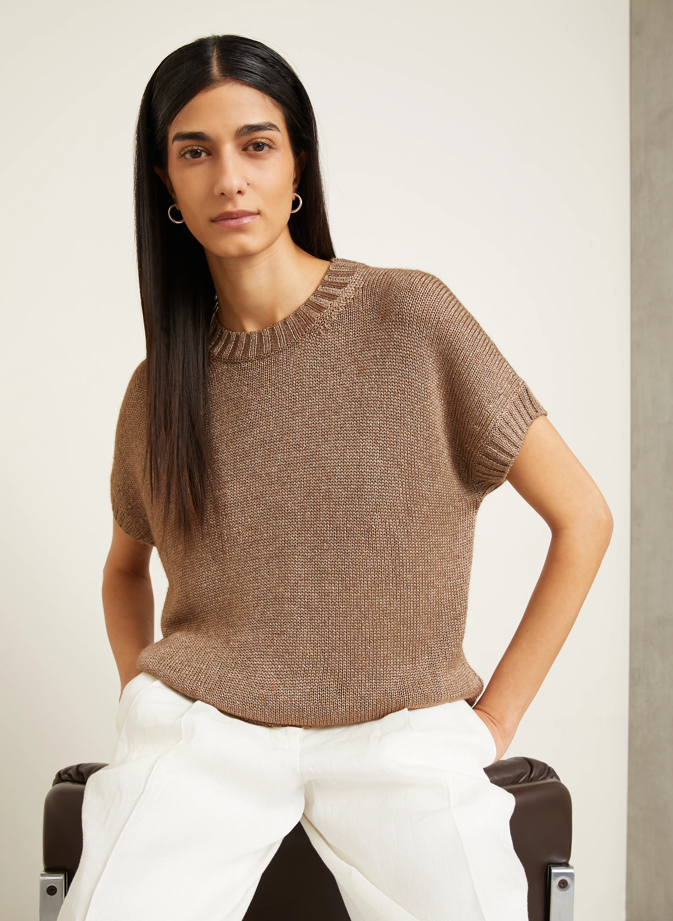IRIS von ARNIM Strickshirt MACEY aus Seide