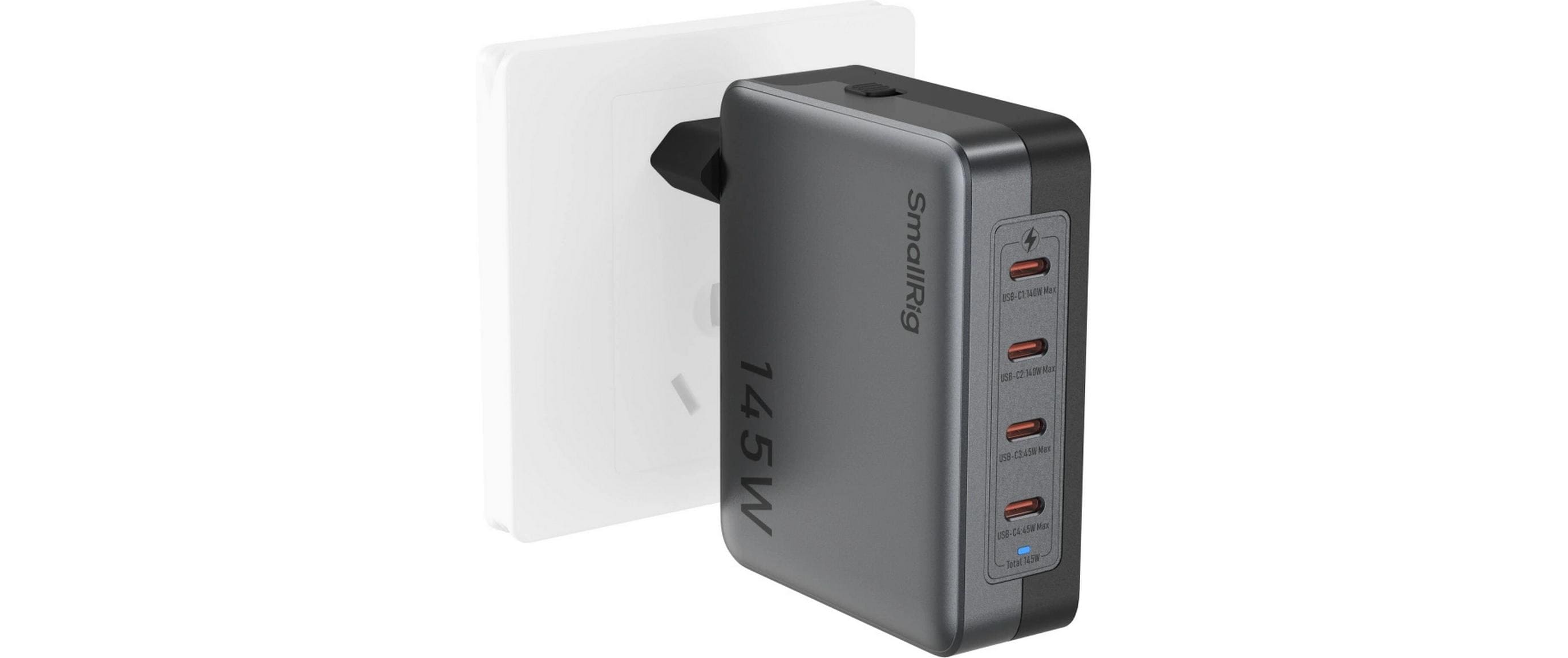 USB-Wandladegerät 145W 4-Port PDHocheffizienter und vielseitiger Stromadapter mit vier USB-C-Anschlüssen