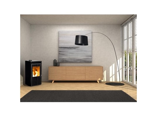 ECOFOREST - Poêle à bois Poêle à granulés 7.5kw noir - 20912