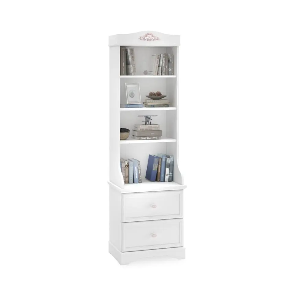 Rustic boekenkast kast wit meisjeskamer