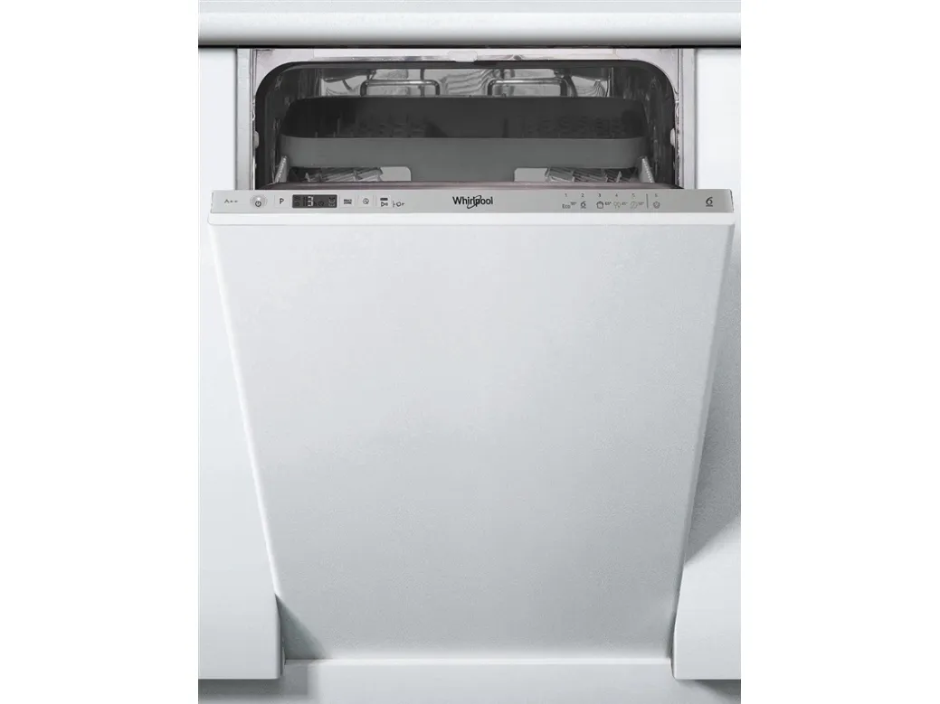 WHIRLPOOL WSIC3M27 - Opvaskemaskine - Sølv