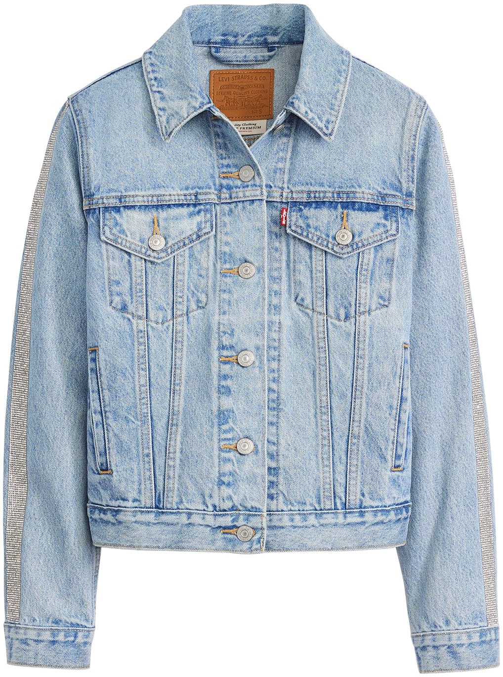 Levi's® Jeansjacke »ORIGINAL TRUCKE« mit Glitzerdetails an Ärmeln