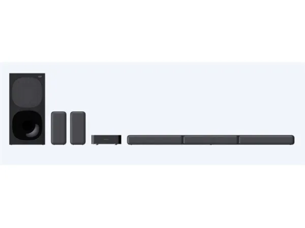 Sony HT-S40R - Lydbarsystem - til hjemmebiograf - 5.1-kanal - trådløs - Bluetooth - 600 Watt (Total)