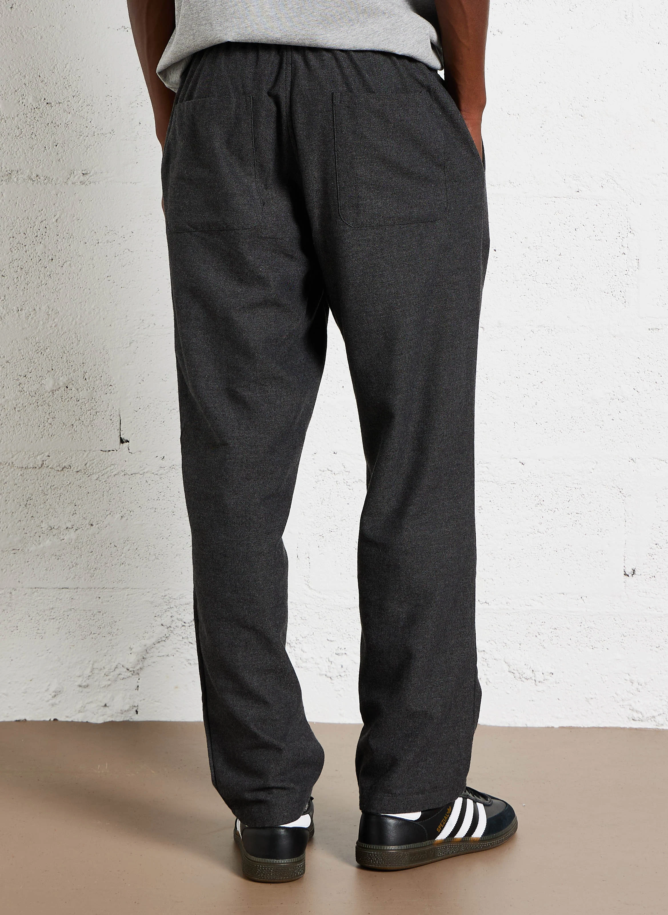 DAKOTA - Pantalon droit en coton mélangé| Gris