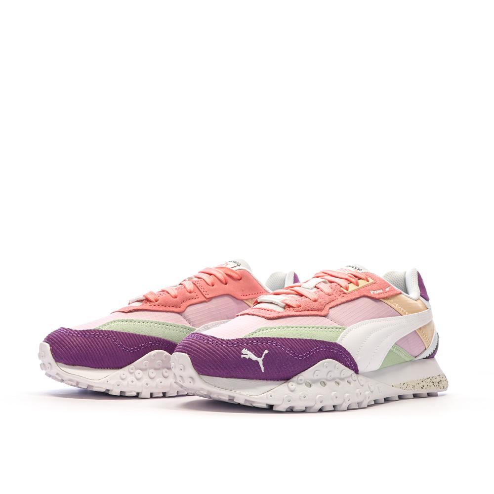 Puma Baskets Rose/Violettes Femme Puma Blktop