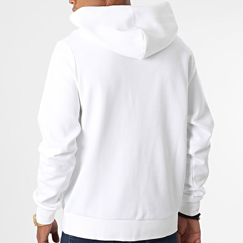 Sweat Capuche Micro Logo Repreve 9927 Blanc