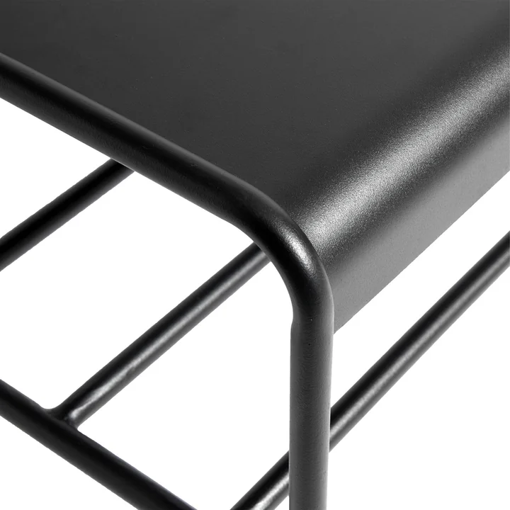 Muubs - Copenhagen Bank, 90 x 47 cm, Eisen, schwarz