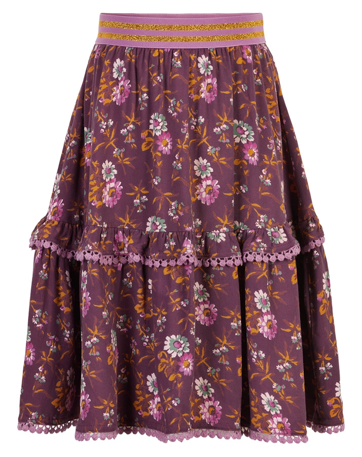 Rock MINI FLORAL in lila