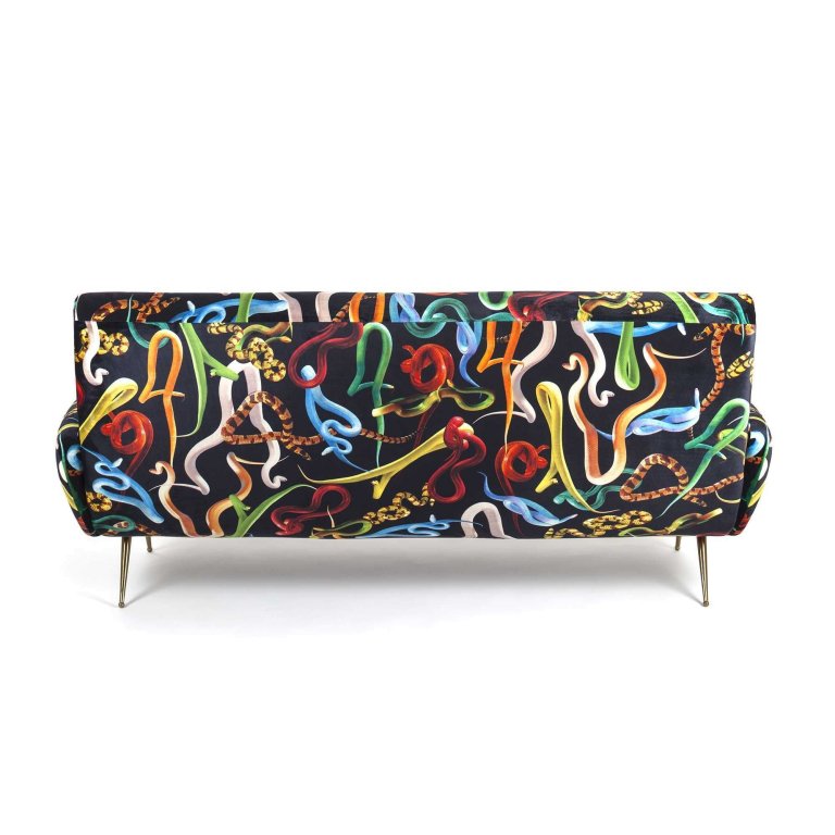 Seletti Toiletpaper Lounge sofa 3-zits Snakes