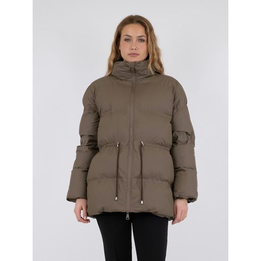 Neo Noir Mayra C Puffer Jakke, Dark Taupe, 34