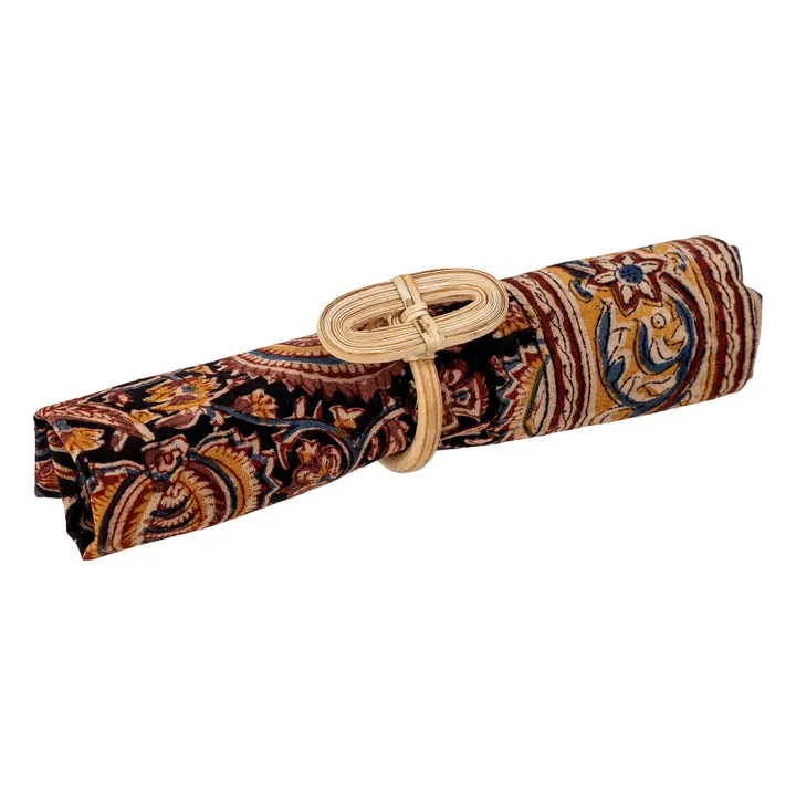 Bloomingville Rond de serviette Kaisa - Set de 4